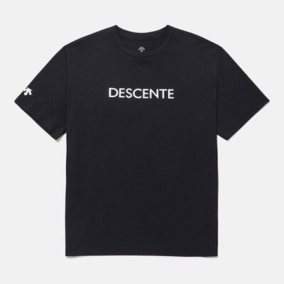 现货 2026 迪桑特 Descente 男女 字母  短袖 T恤 SR123UTS13_BLK