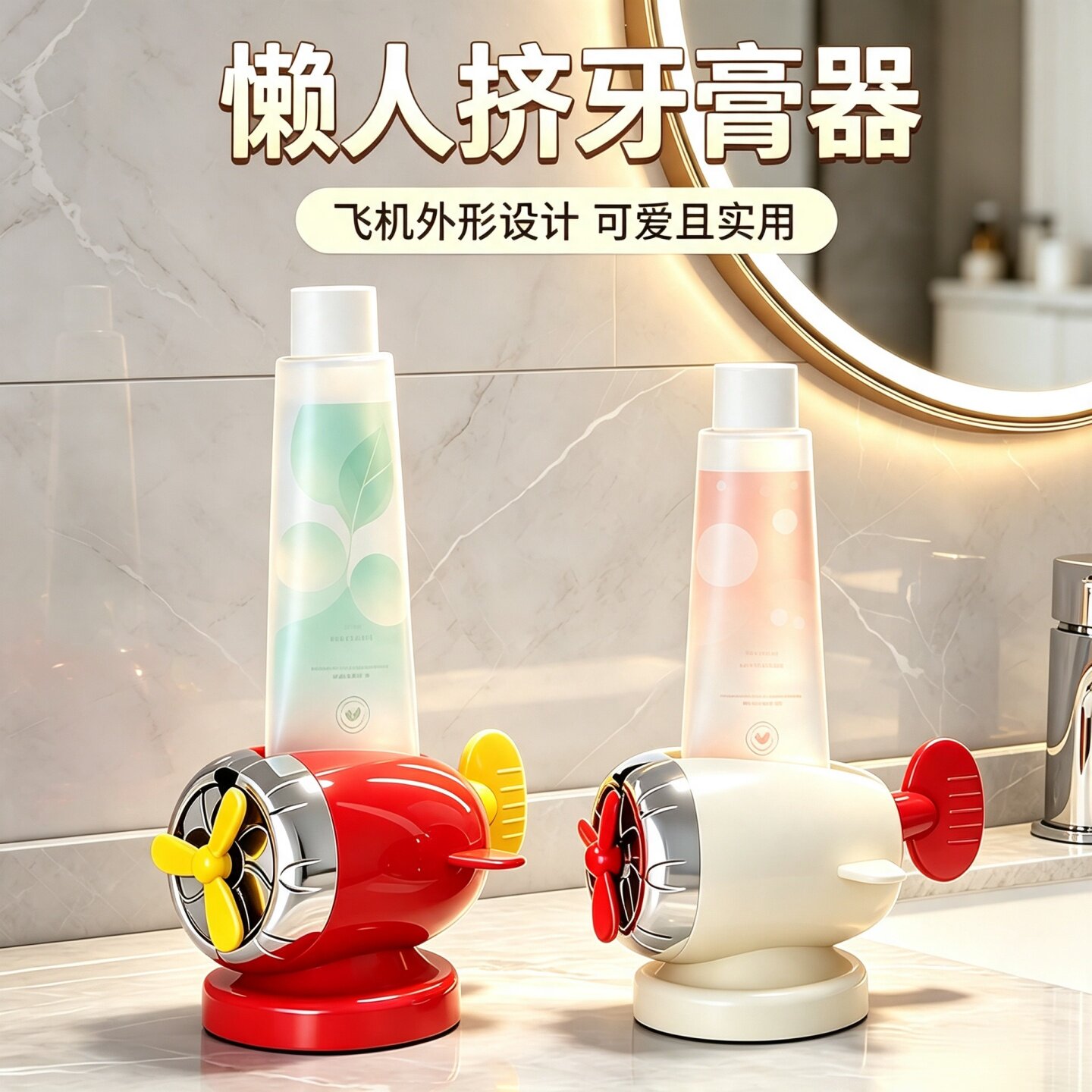 创意懒人创意挤牙膏器夹子