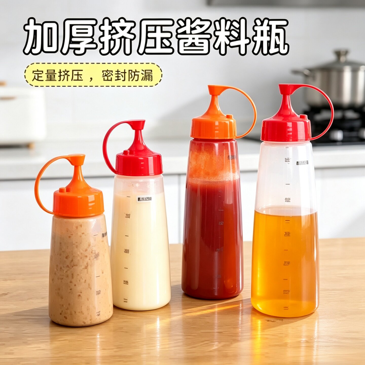 食品级塑料尖嘴挤压挤酱瓶