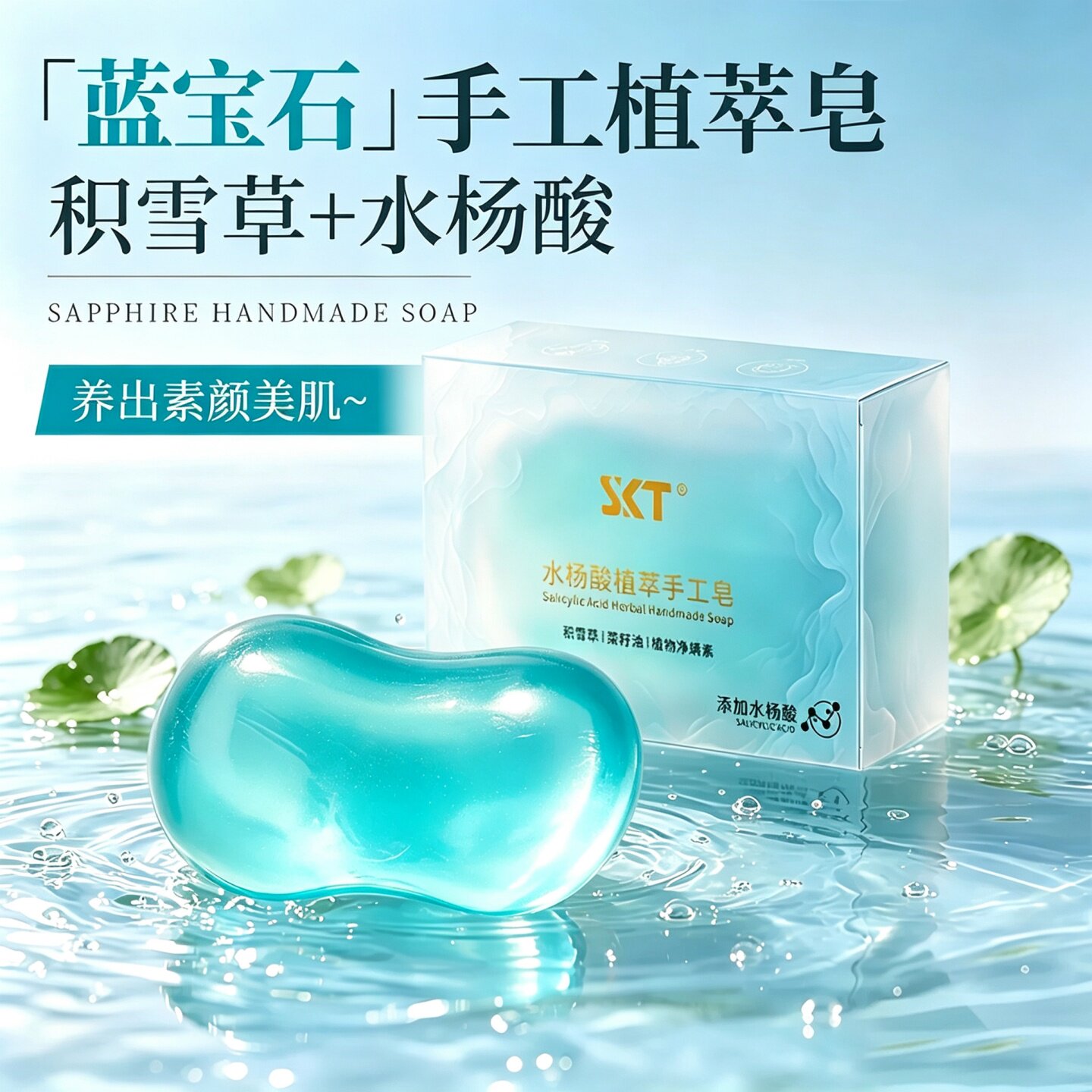 水杨酸植萃手工皂控油温和清洁