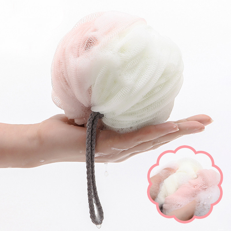 可挂式大号起泡沐浴球柔软浴花澡花加厚洗澡沐浴花浴球搓背洗澡球