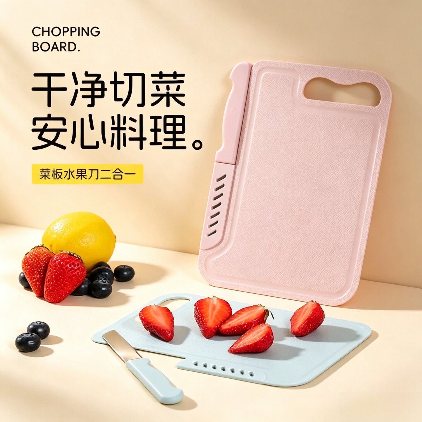 菜板水果刀辅食套装家用野营