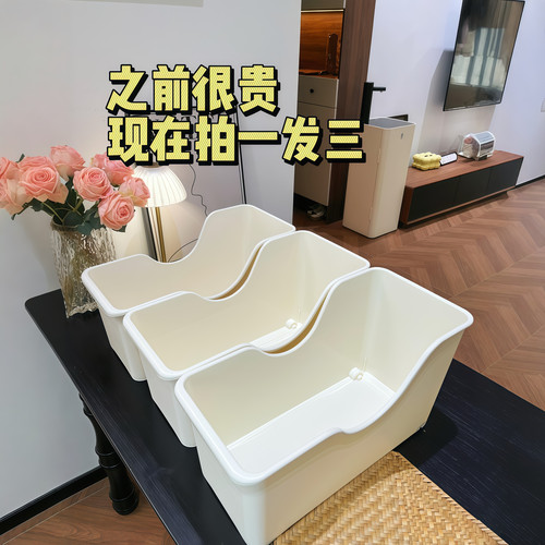 厨房锅具收纳盒带轮橱柜收纳架篮