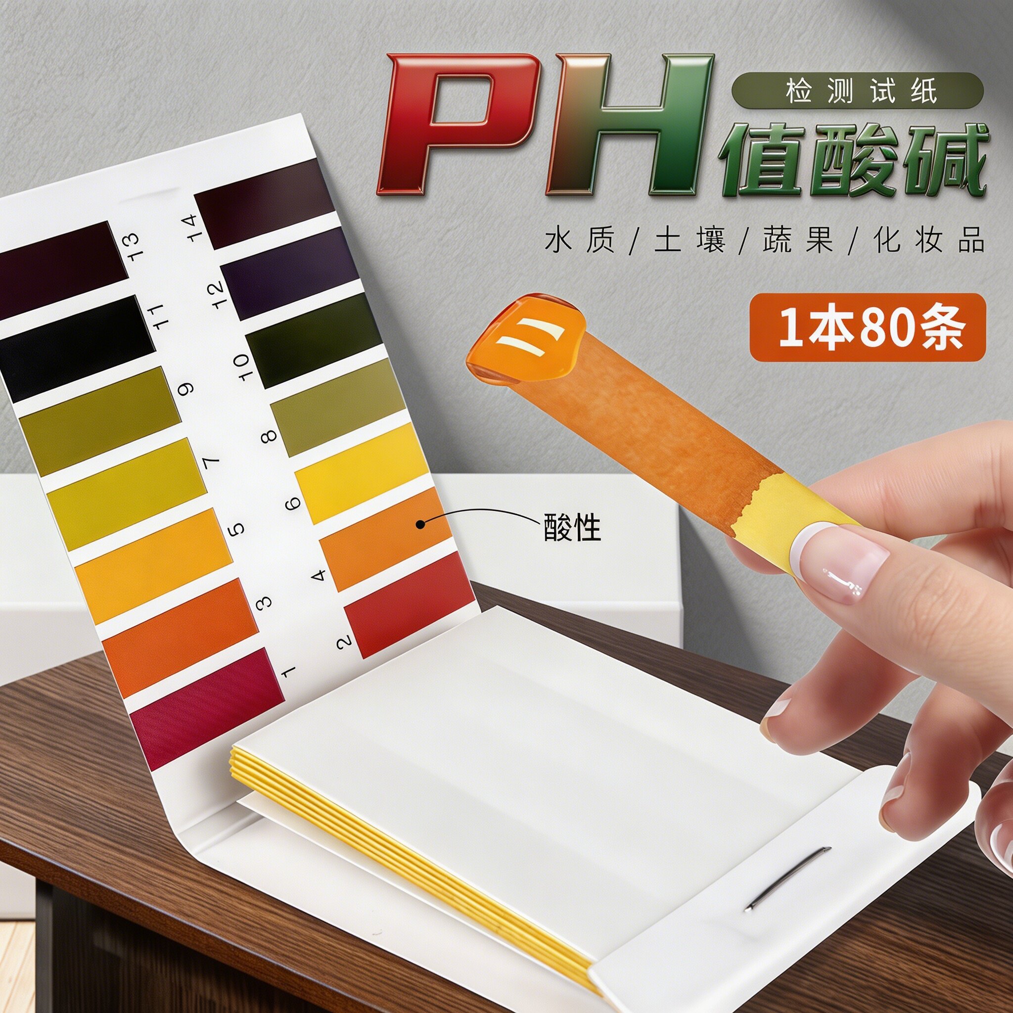 ph试纸水质检测测酸碱性水质监测