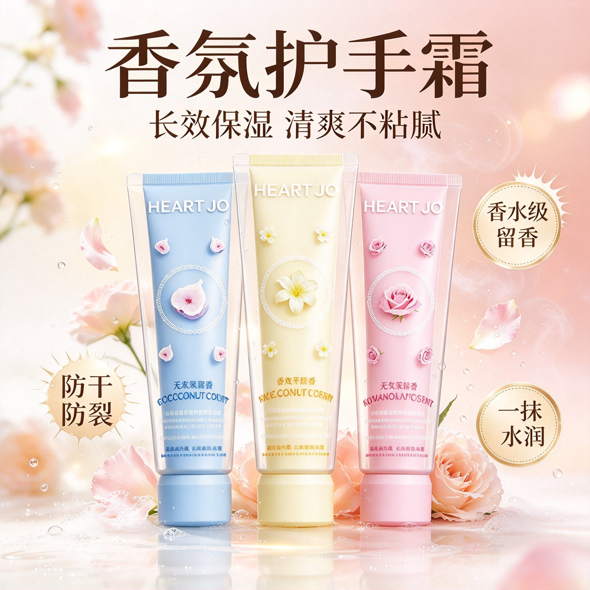 双管香氛护手霜保湿留香防干裂