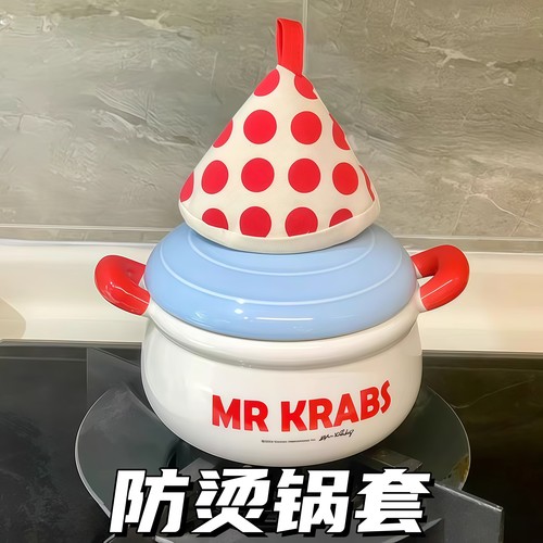 家用三角防烫锅盖帽耐高温手套