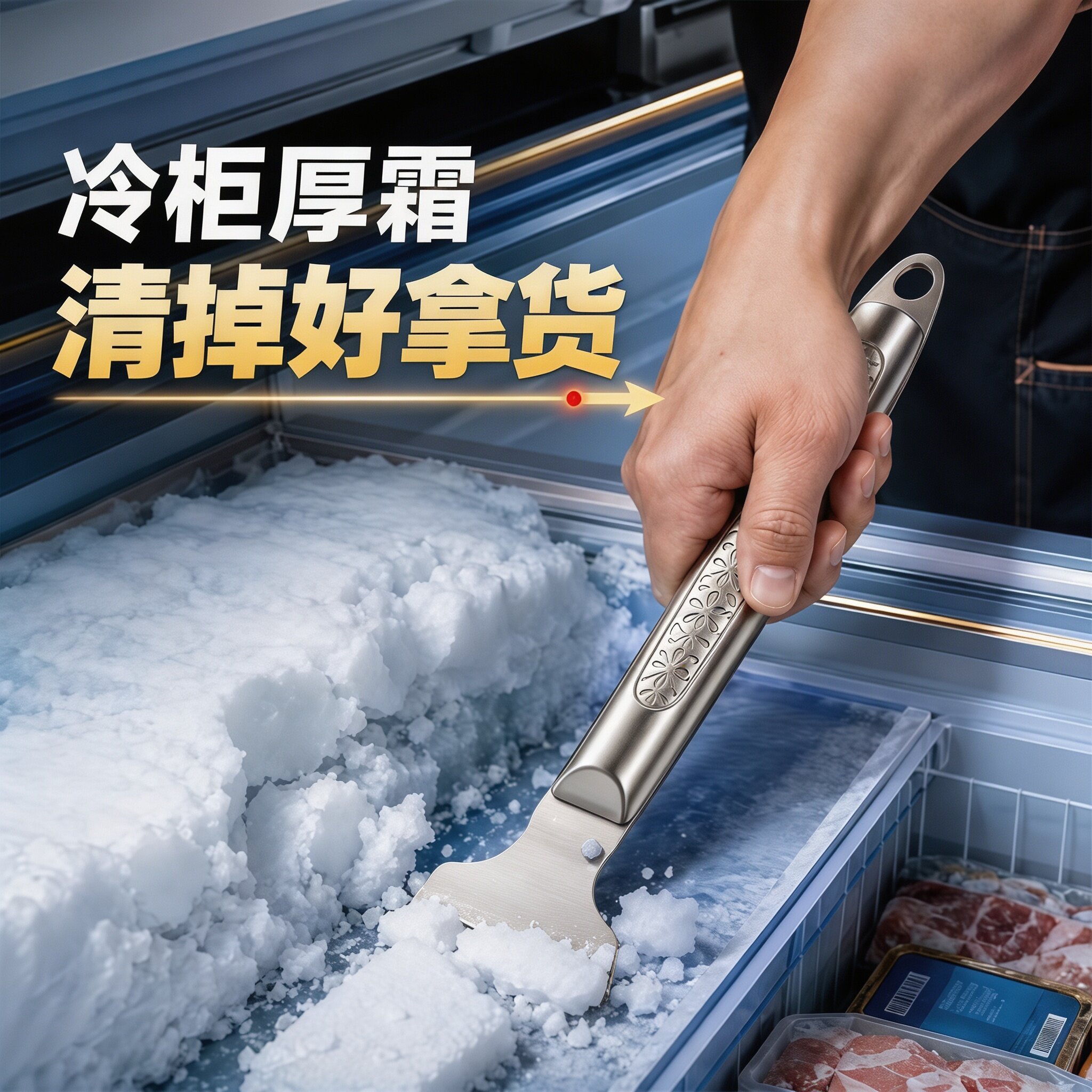 冰箱冰柜不锈钢除冰铲不伤内胆
