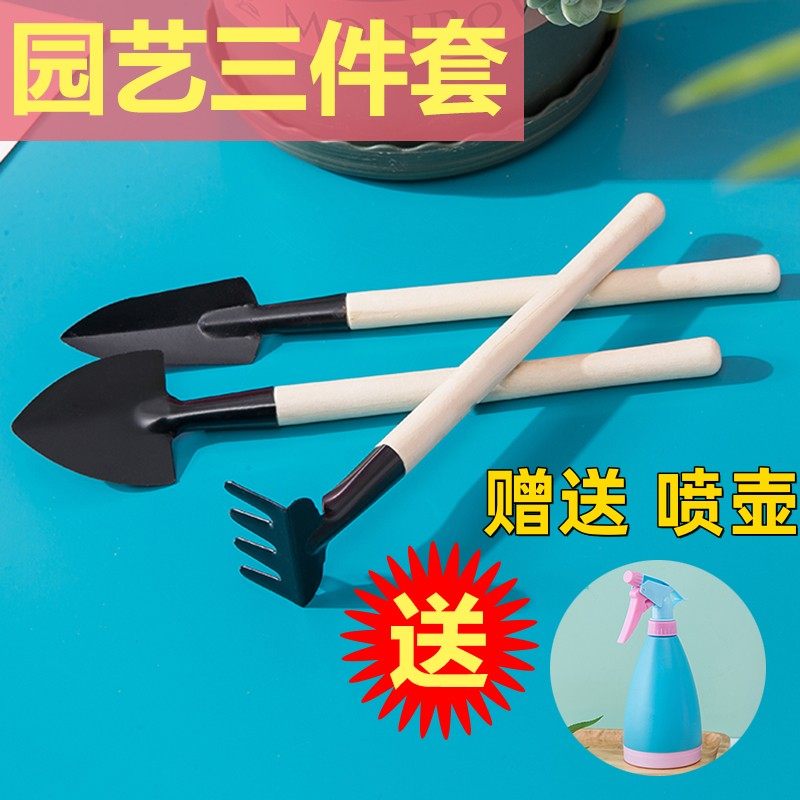 盆栽小铲子小锄头种花养花园艺工具种植多肉工具套装迷你三件套家,鲜花速递/花卉仿真/绿植园艺,铲子,淘宝优惠券,粉丝福利购,淘宝优惠卷