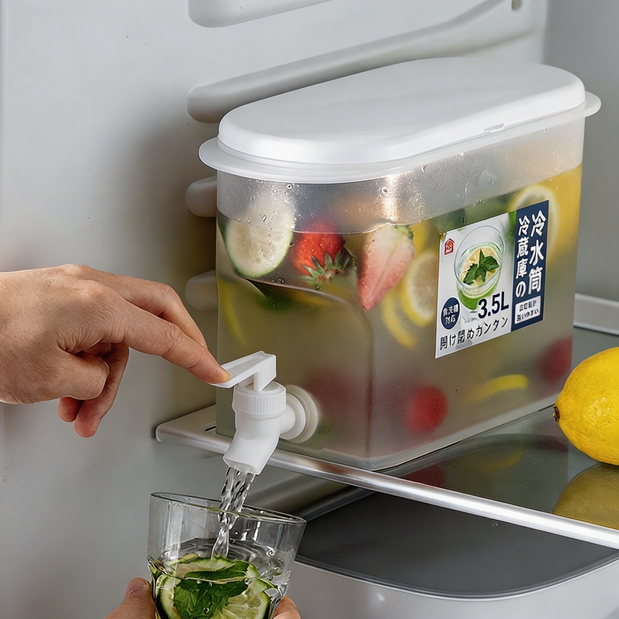 冰箱冷水壶带龙头大容量饮料桶