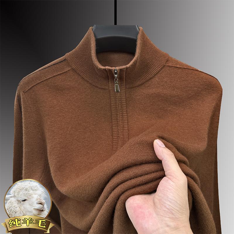 潮男衣奢高端纯羊绒衫