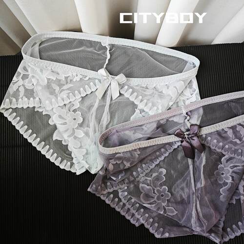 爆款男士蕾丝大码内裤