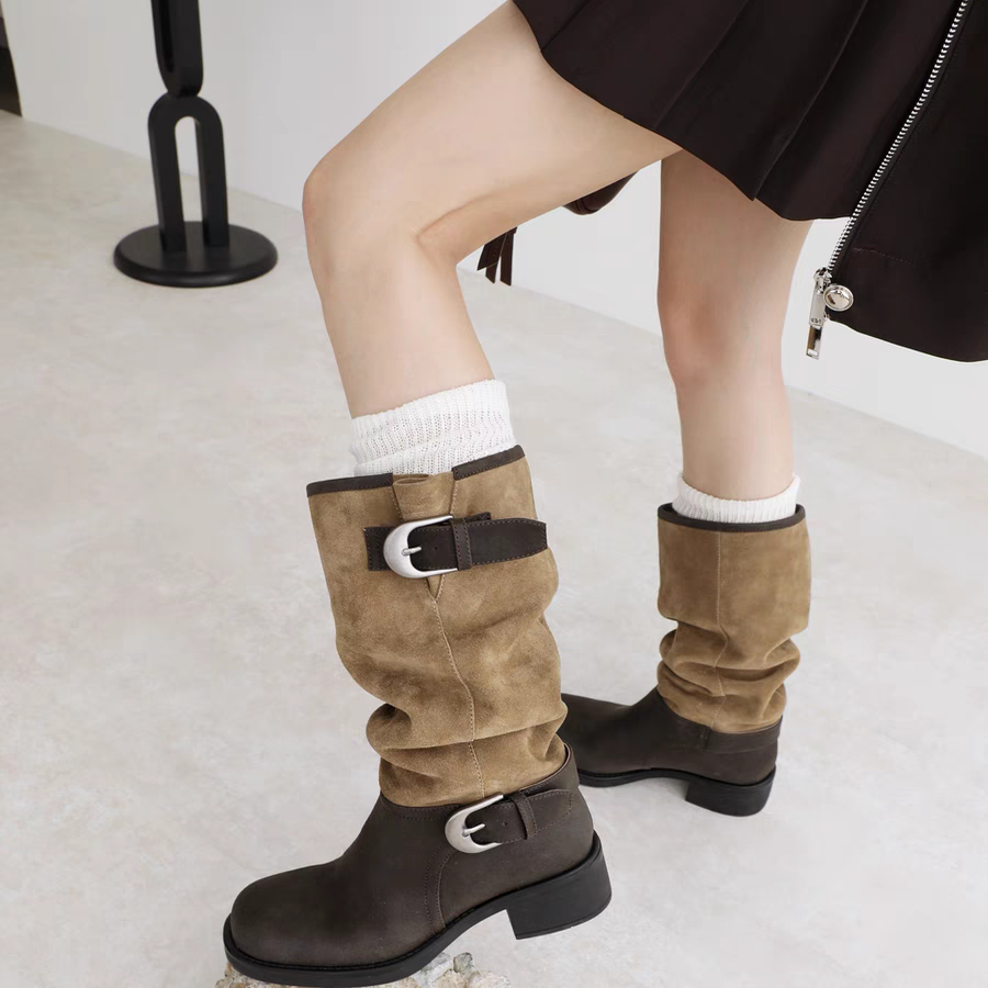 无注册商标堆堆靴2025年秋冬新款