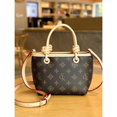 CITEX LV官方旗舰店高级感小众菜篮子手提小包包女2024新款复古老