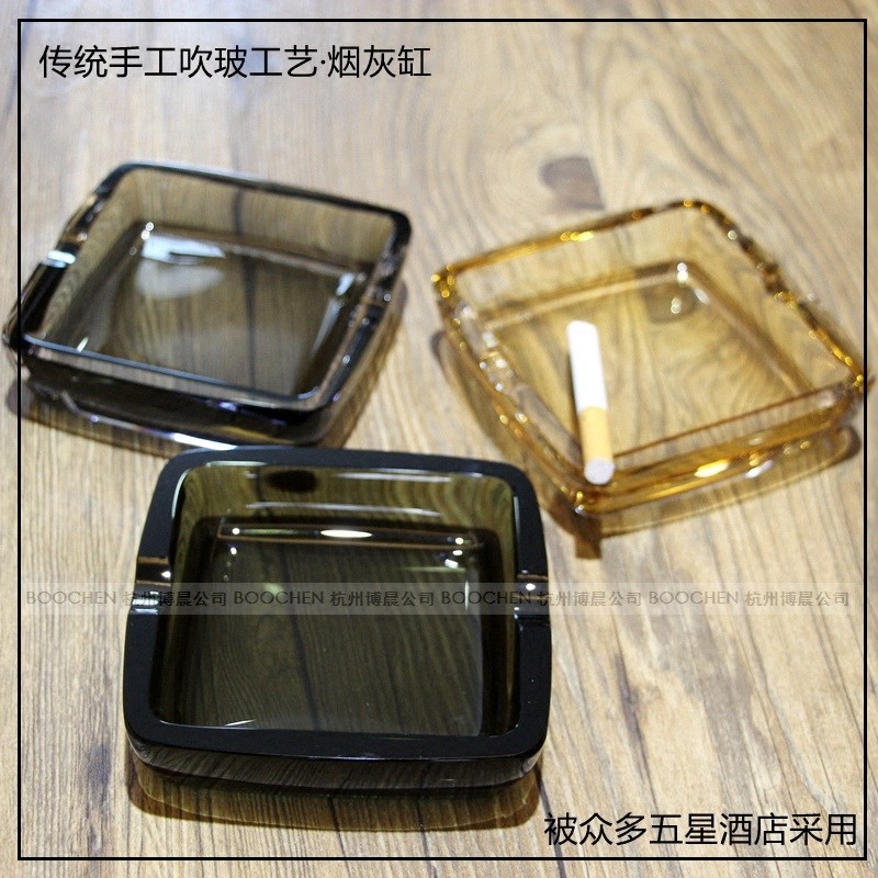 优选彩色玻璃水晶礼品浴缸烟灰缸婚房烟缸复古欧式V创意时尚小烟