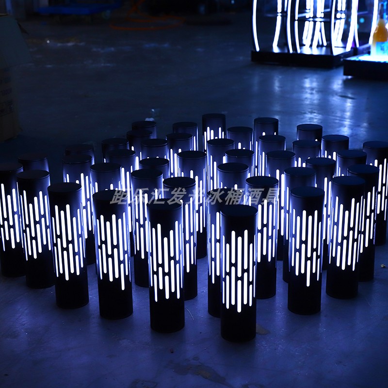 优选led充电酒吧装饰p灯台灯创意ktv清吧个性号码剧本杀灯氛围酒