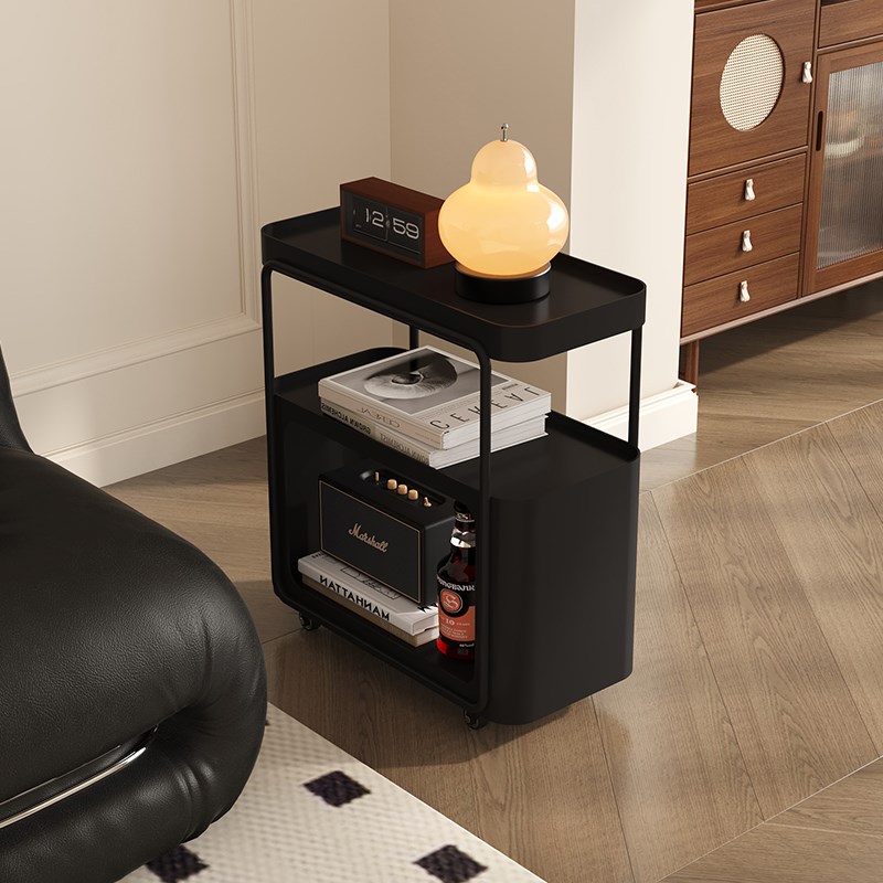 优选法式中古风创意可移动带轮z沙发小推车边几轻奢阳台小型茶几