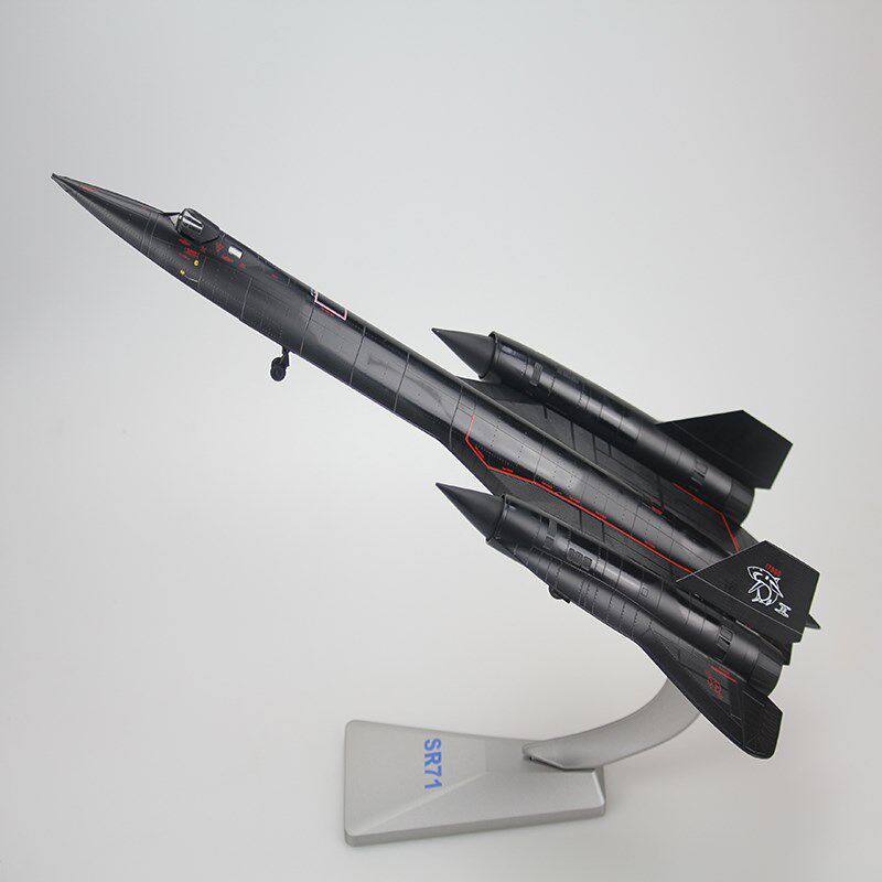 优选仿真1:72SR71黑鸟侦察z机模型合金成品飞机玩具军事航模摆件