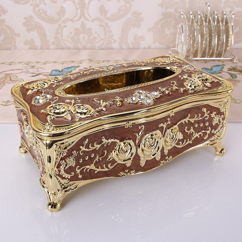 精选欧式长方形纸巾盒奢华高档抽纸盒E客厅家用餐桌酒店宾馆KTV纸,收纳整理,纸巾盒,淘宝优惠券,粉丝福利购,淘宝优惠卷