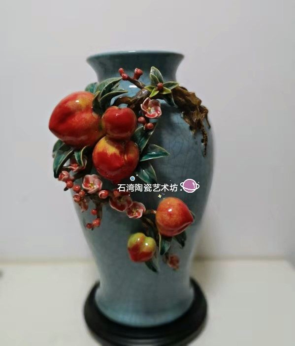 花瓶手工祝寿开业风水创意摆件