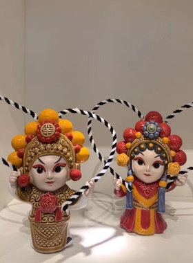 石湾陶瓷公仔粤剧花旦文风华人物