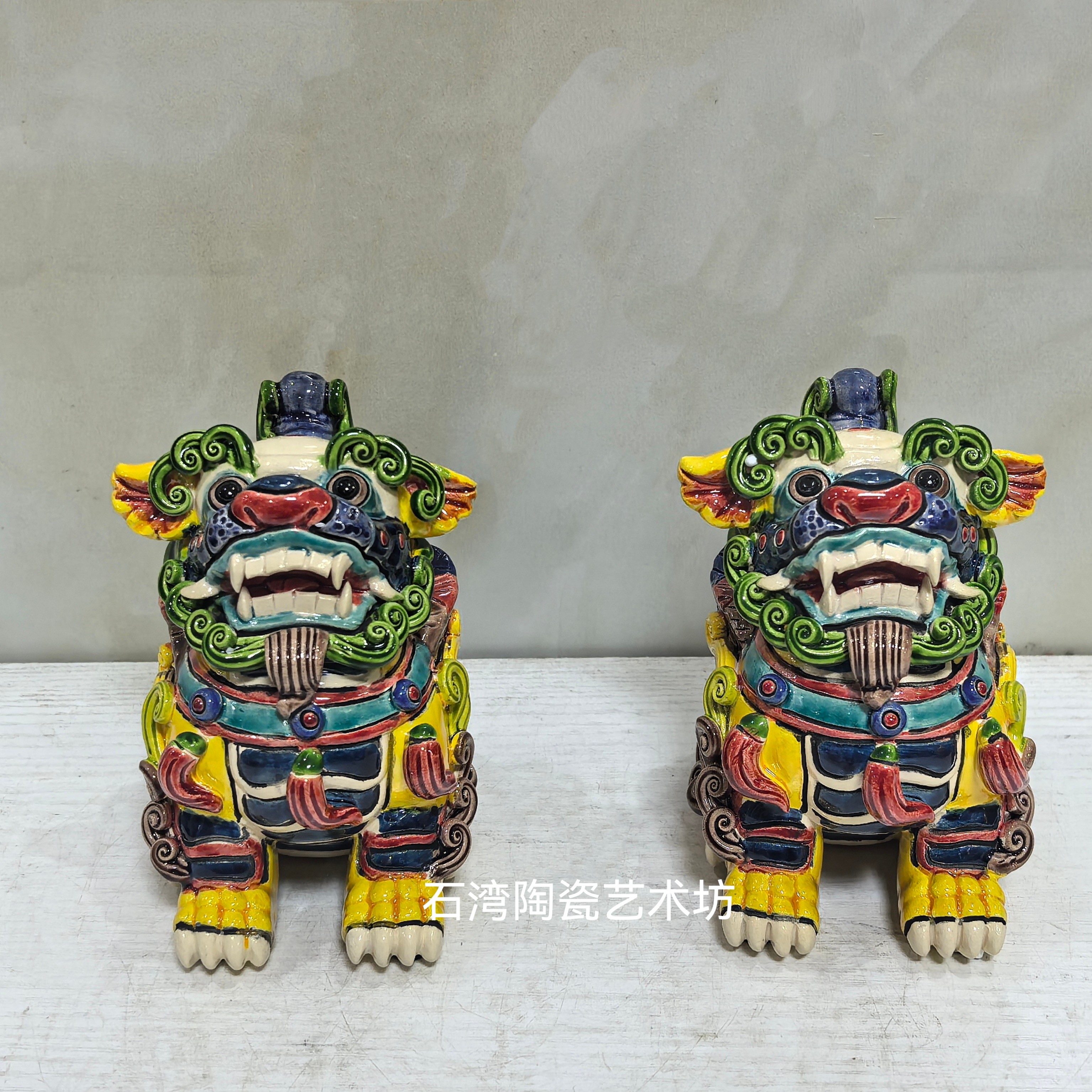 陶瓷貔貅手工精品家居装饰品摆件石湾公仔招财镇宅动物台湾礼品