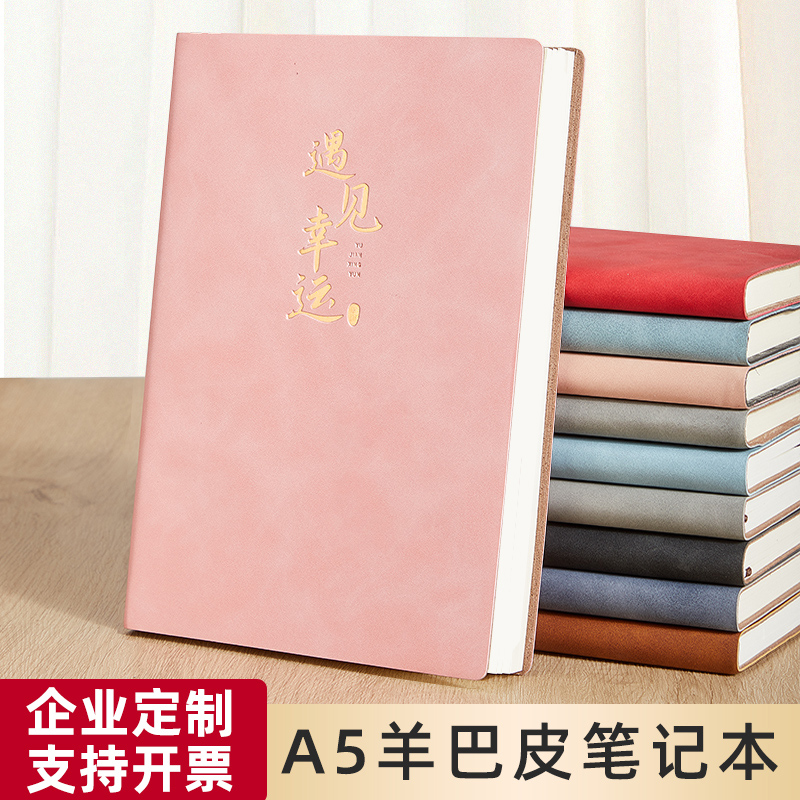 a5软皮笔记本本子定制可印logo加厚日记本简约ins风可携带大学生文艺精致高端商务记事本办公工作会议记录本 文具电教/文化用品/商务用品 笔记本/记事本 原图主图