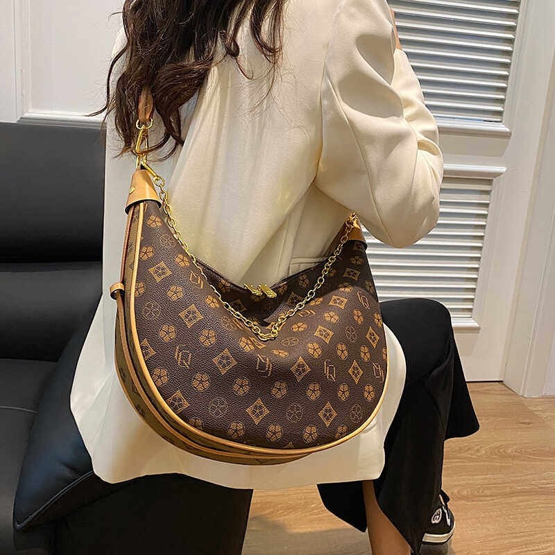 CITEX LV官方旗舰店复古老花轻奢豌豆包包2025新款大容量链条腋下,箱包皮具/热销女包/男包,通用款女包,淘宝优惠券,粉丝福利购,淘宝优惠卷