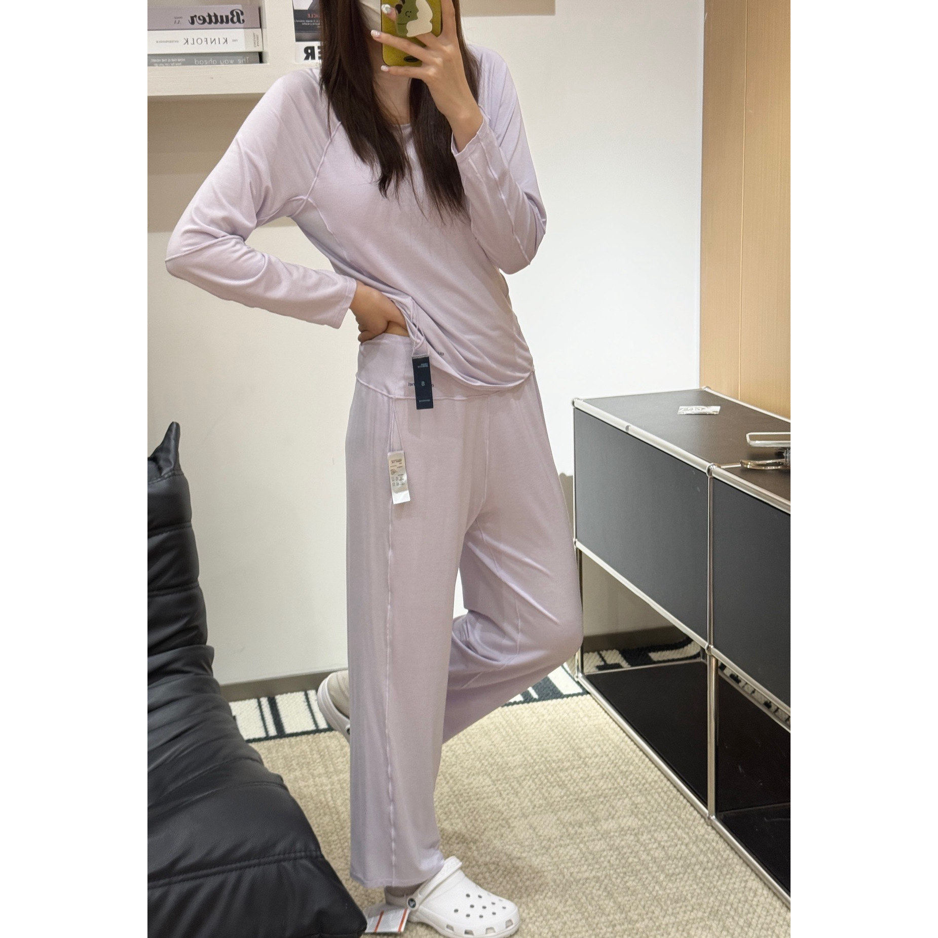 新款深睡睡衣女带胸垫