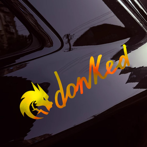 绿龙战队TeamSpiritdonk签名贴纸