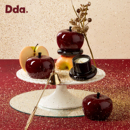 圣诞节红苹果元 饰摆件 素平安夜香薰蜡烛礼盒送女生生日小礼物装