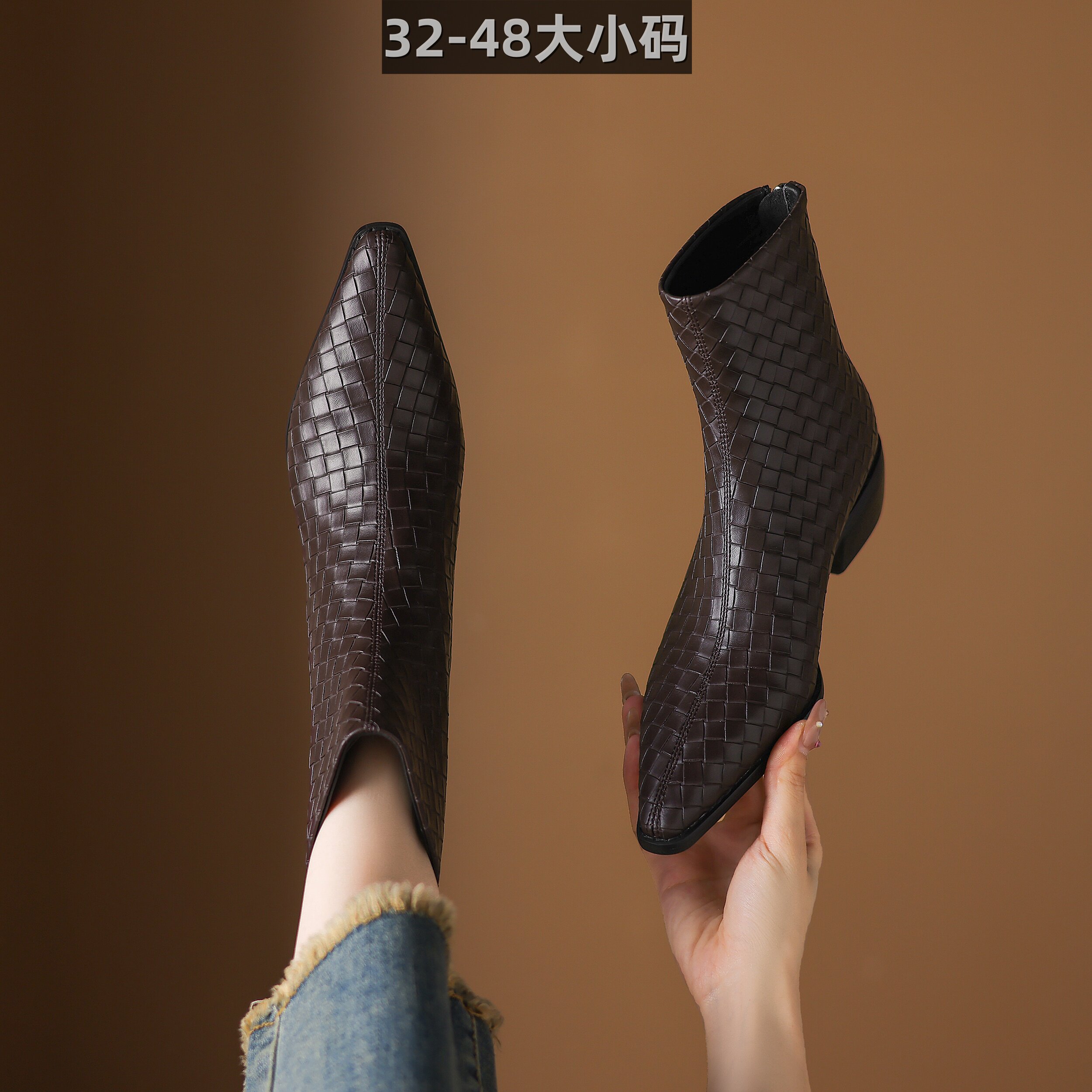 跨境亚马逊速卖通辣妹走秀时装靴