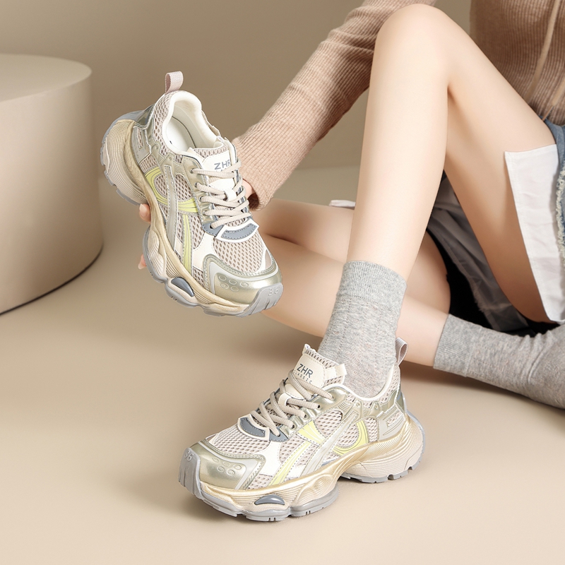 【专柜同款】老钱风潮流厚底鞋秋季新品增高休闲运动鞋老爹鞋女鞋