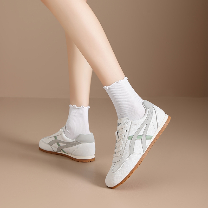 【潮流撞色】25新品秋季小白鞋板鞋薄款德训鞋运动休闲鞋子女鞋
