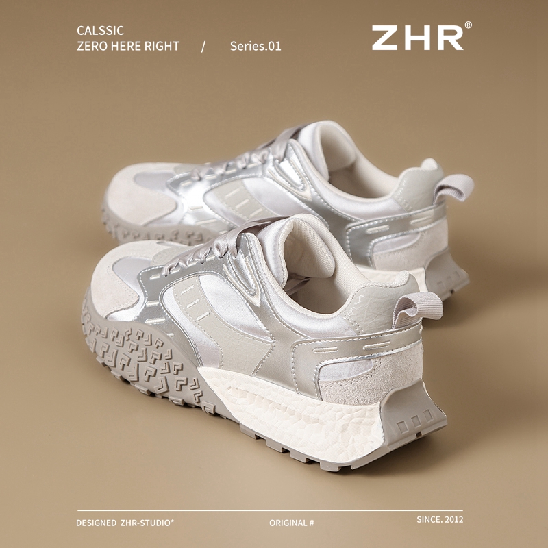 厚底小个子百搭新款德训鞋软底