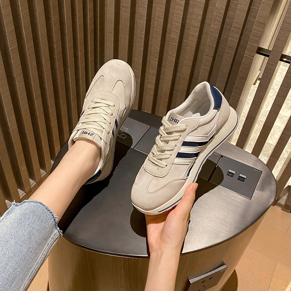 zhr2022春夏新款网红ins潮老爹鞋