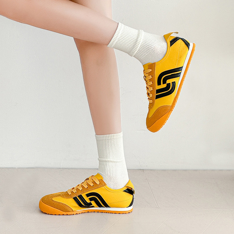 zhr头层猪皮轻便平底德训鞋女春秋季百搭运动休闲鞋女鞋,女鞋,德训鞋,淘宝优惠券,粉丝福利购,淘宝优惠卷