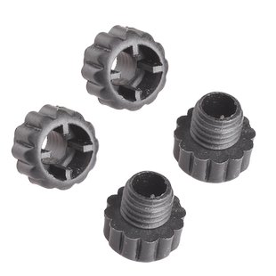 晾衣架配件滑轮顶支架塑料螺丝晒衣架装饰盖定向顶座顶轮连接件