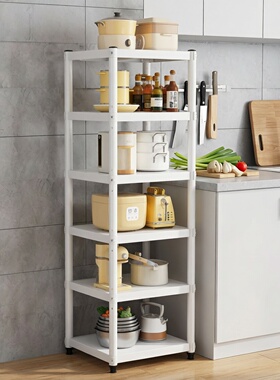 30x35x35 40x40cm50x55 60x50厨房落地夹缝多层置物架微波炉锅架