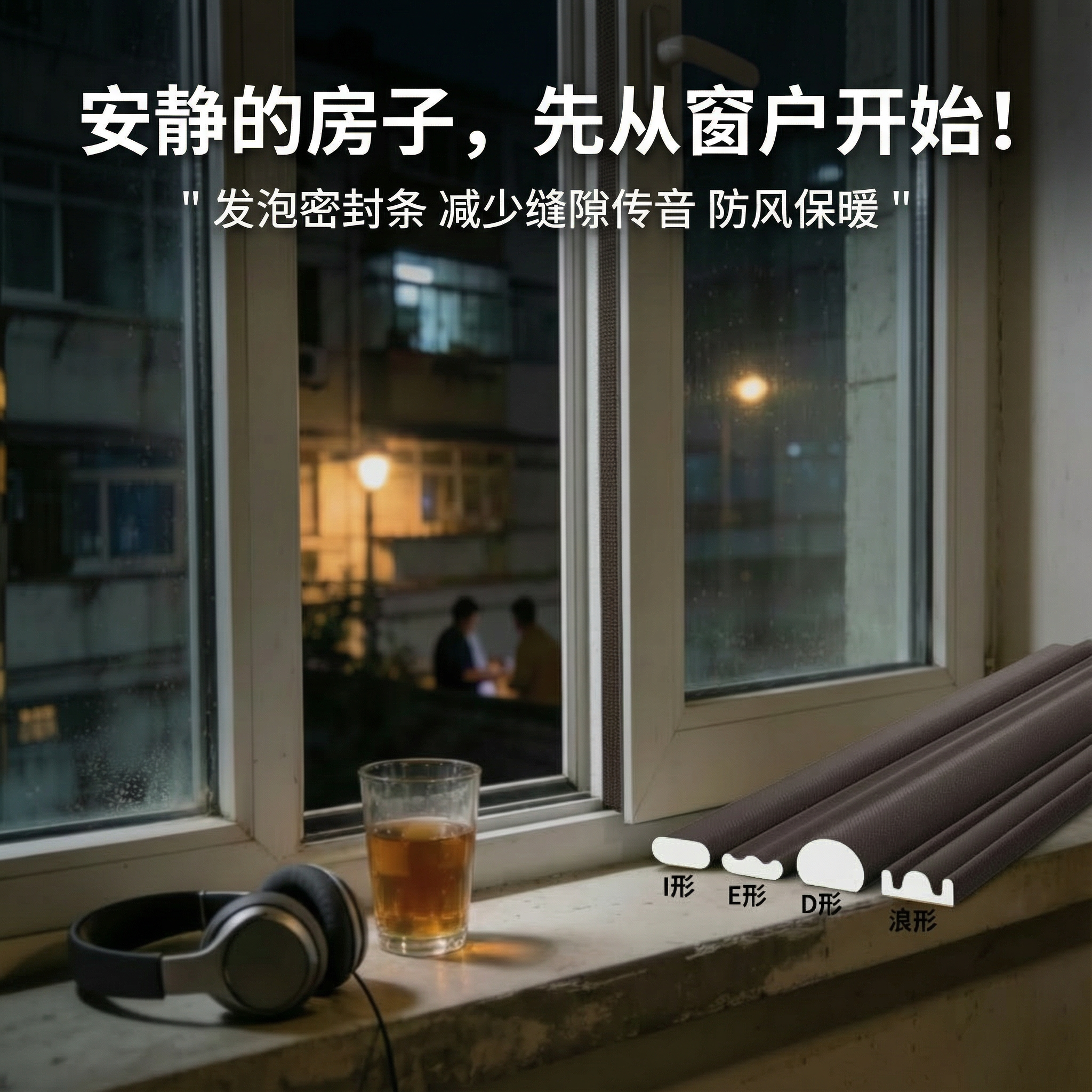 门缝密封条冬季窗户防风保暖膜封窗神器门底防盗门缝隙胶条隔音条,基础建材,窗密封条,淘宝优惠券,粉丝福利购,淘宝优惠卷