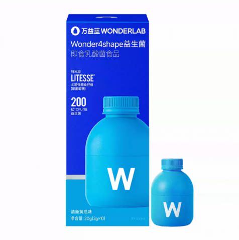 盒马代购 万益蓝Wonder4shape益生菌即食乳酸菌食品清新黄瓜味20g