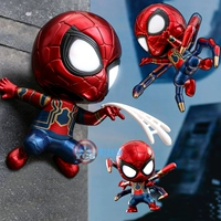 Hottoys phức hợp 3 người nhện thép phiên bản q mô hình Avengers xung quanh đồ trang trí đồ chơi văn phòng - Capsule Đồ chơi / Búp bê / BJD / Đồ chơi binh sĩ búp bê con trai