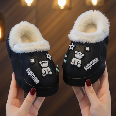 儿童棉拖鞋冬季保暖可爱