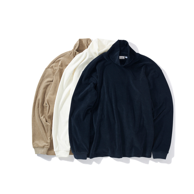 laprima高领毛巾底打底长袖T恤