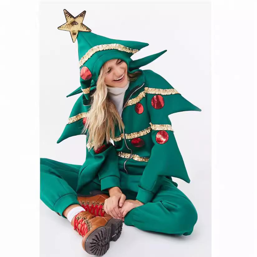 Christmas tree costumes, stage costumes圣诞树服装舞台服卫衣