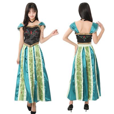 Halloween cosplay princess dress green outfit公主裙演出服