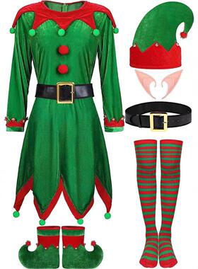 Christmas costumes for adults, women, and children圣诞节服装