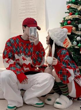 Couple's sweater and men's jacket for the New Year毛衣男新年