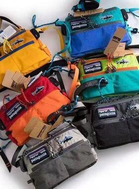 Outdoor Fishing Bag 多功能防水格纹尼龙路亚斜挎包男包