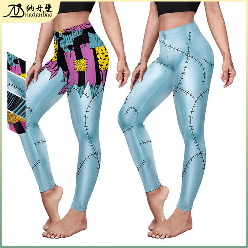 Christmas cosplay pants leggings for women圣诞打底裤女
