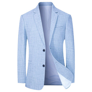 Men's Casual Suit 春秋青年男商务休闲西装薄款修身西服上衣外套